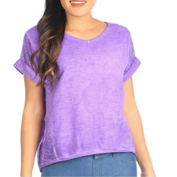 Kaktus 100% women's linen top - Picture 1 of 7